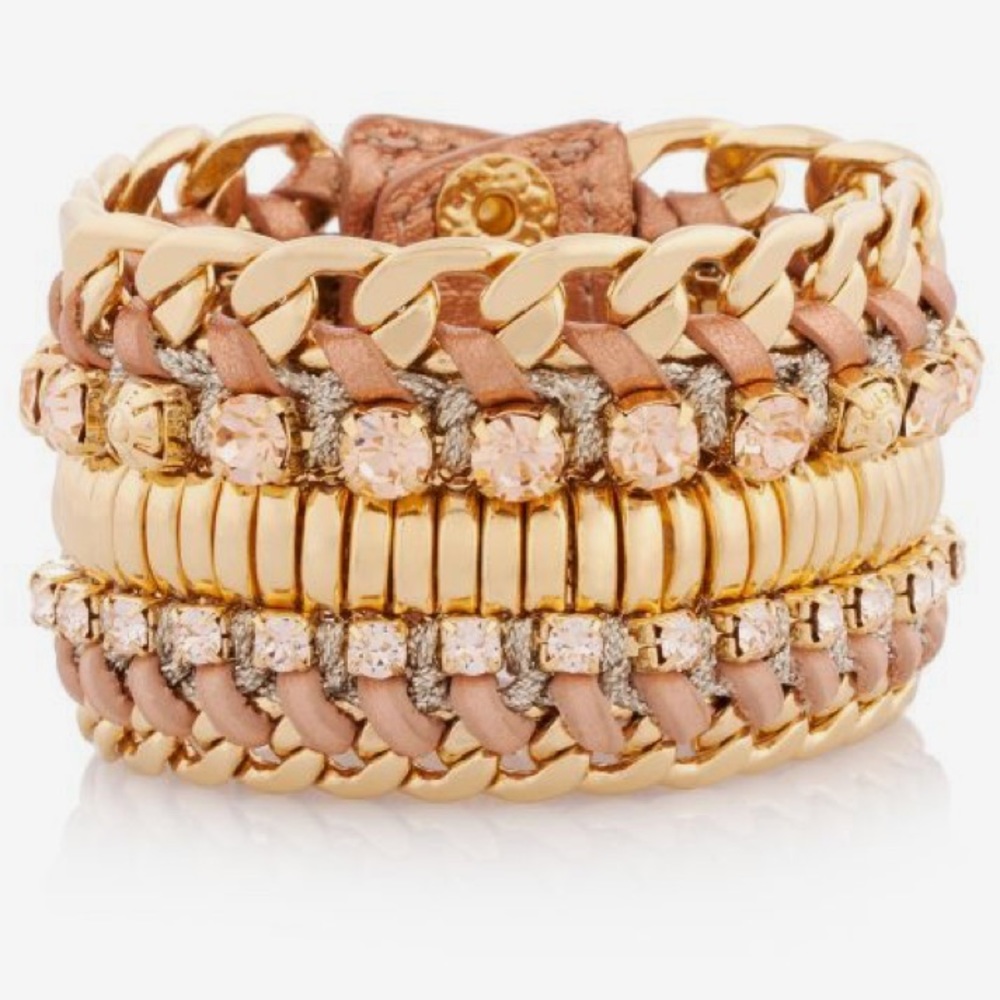 Henri bendel deluxe girlfriend bracelet HTF rose